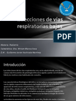 Infecciones de Las Vias Respiratorias Bajas Neumonia Beonquiolitis y Laringotraqueobronquitis