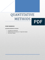 Quantitative Methods: Study Session 03