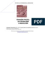 Evasión Fiscal, Un Problema A Resolver-Libro