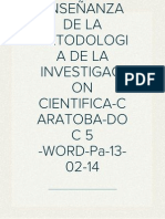 BASES PARA LA ENSEÑANZA DE LA METODOLOGIA DE LA INVESTIGACION CIENTIFICA-CARATOBA-DOC 5 -WORD-Pa-13-02-14.docx