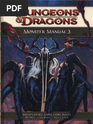 D&D 4th Edition - Monster Manual 3 | PDF