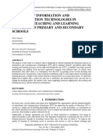 5 the Role of Information and Communication Technologies in Improving Teaching and Learning Processes in Primary and Secondary SchoolsCALT a 529108[2]