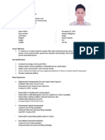 sample CV