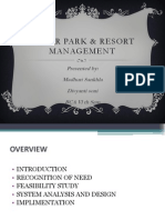 Water Park & Resort Management System