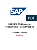 SAP R/3 SD Revenue Recognition - Best Practice: Knowledge Document