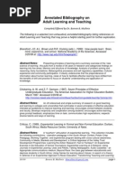 Download Annotated Bibliography on Adult Learning and Teaching-BBMullinix by Alvaro H Galvis SN21367114 doc pdf