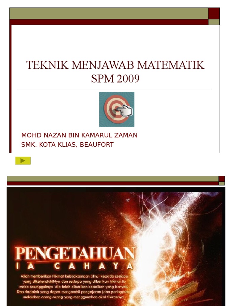 Soalan Basic Algebra - Kecemasan i