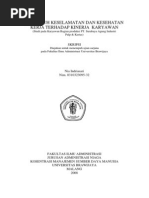 Download Pengaruh Keselamatan Dan Kesehatan Kerja Terhadap Kinerja Karyawan Studi Pada Karyawan Bagian Produksi PT Surabaya Agung Industri Pulp  Kertas by Ana Fauziah SN213674962 doc pdf