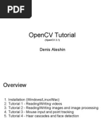 OpenCV Tutorial