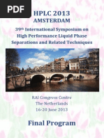Download HPLC 2013 Amsterdam Program by Bas Jansen SN213680356 doc pdf