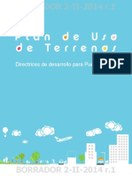 Plan de Usos de Terrenos Borrador 2 II 2014 R 1