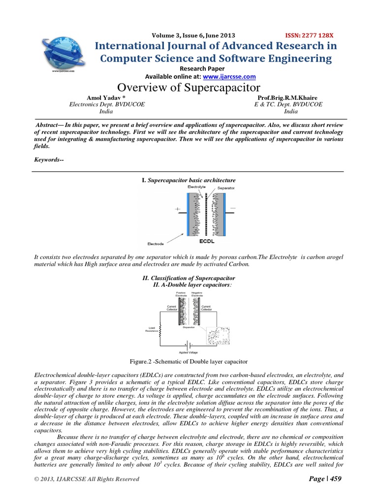 Overview of Supercapacitor PDF