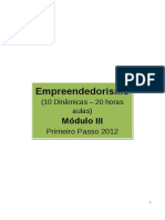 Dinâmicas Empreendedorismo manual Primeiro passo 2012