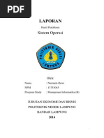 LAPORAN Sistem Operasi