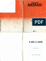 Antonin Artaud a Arte e a Morte Hiena Editora 1985