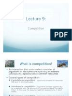 Lecture 09 Competition Ecology