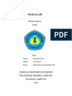 MAKALAH Sistem Operasi Linux