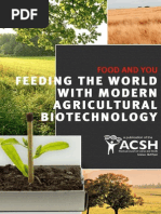 Download Food and You Feeding The World With Modern Agricultural Biotechnology by American Council on Science and Health SN213711160 doc pdf