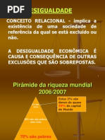 DESIGUALDADES SOCIAIS