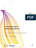 Final Incident Report: Root Cause Analysis