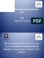 Outdoor Activities Day at Aruanã: KS1 BCB April 15 2014