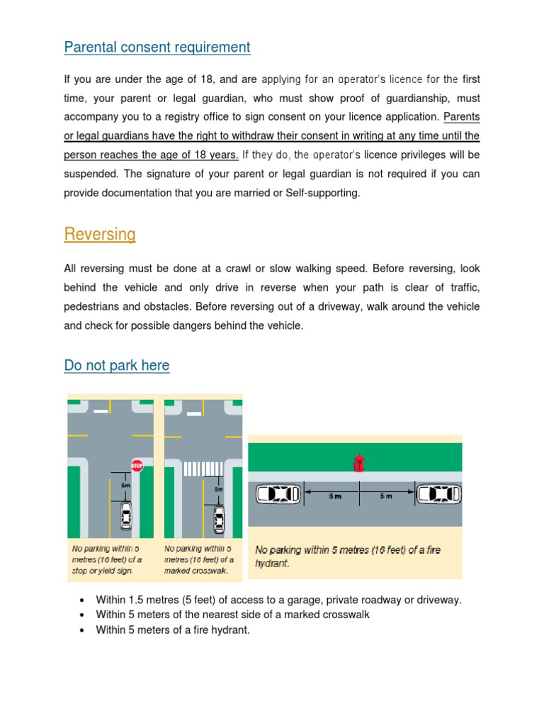 Driver's License Consent & Road Rules | PDF | Law