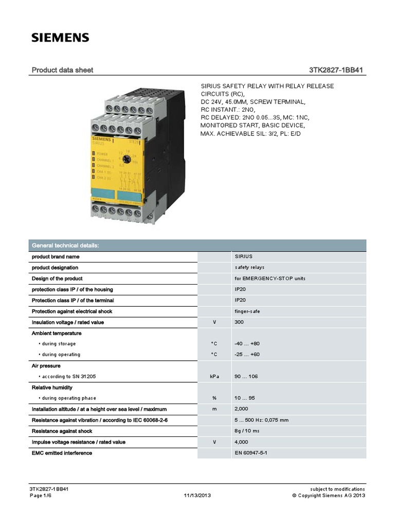 Safety Relay | PDF | Relay | Switch