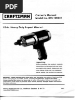 Download Craftsman Model 875199841 Half-Inch Heavy Duty Impact Wrench Manul by melbo_jon1596 SN213724138 doc pdf