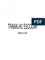 Trabalho Escolar