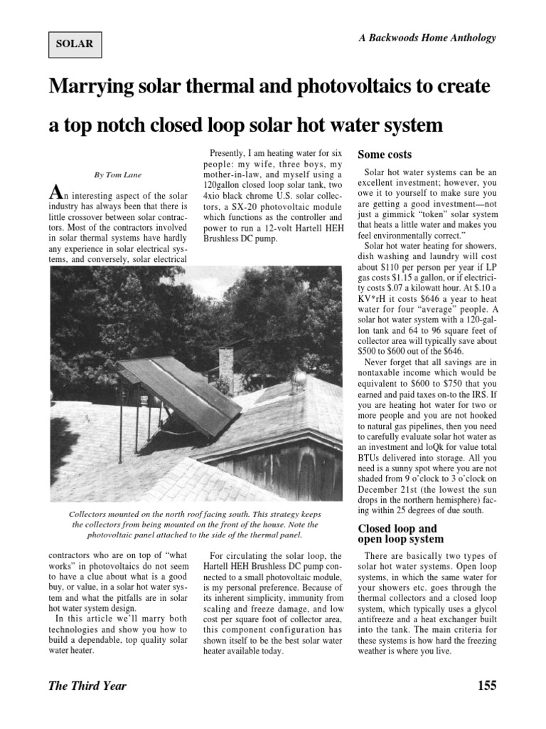 Building a Top Notch Solar Water Heater | PDF | Water Heating ...