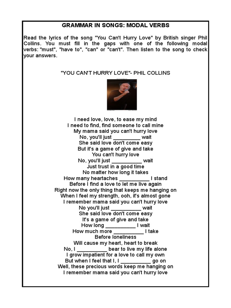You Can T Hurry Love Pdf