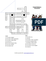 Week 8 Family Relations Crossword