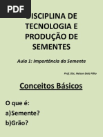 Aula 1 - Importância da Semente