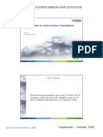 Sonatrach's - Well Testing PDF
