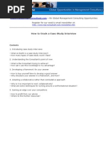 How to Crack a Case Study Interview