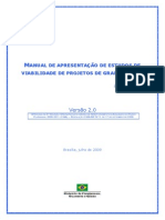 Manual de Apresentação de Estudos de Pré Viabiliadade de Grande Vulto Versão 2.0 PDF