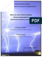 Notes de Cours Electrostatique Mai