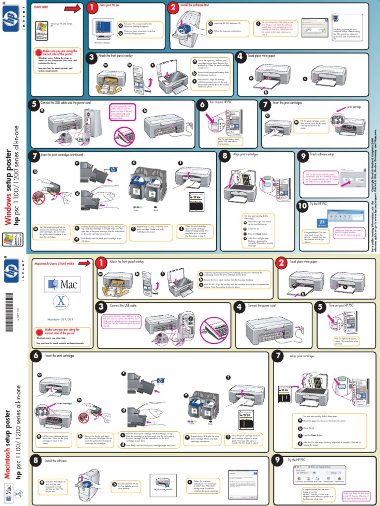 HP PSC 1210 All in Manual | | Desktop Computer | Microsoft