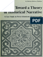 Toward A Theory of Historical Narrative