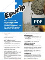 Two Component Solvent Free Epoxy Adhesive for Construction Joints And