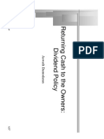 Damodaran On Dividends PDF