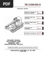 Download Tm 9-2350-238-10 Recovery Vehicle Full-tracked Light Armored m578 by AUGieDogie1 SN21381067 doc pdf