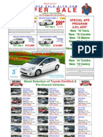 Toyota of Palo Alto Sunnyvale Mountain View - PrintAD Used Cars Corolla Yaris Camry Prius Highlander Rav4