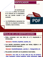 1-2 Identificadores - Variables y Constantes