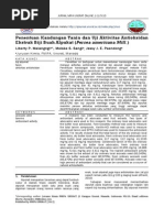 Download Penentuan Kandungan Tanin Dan Uji Aktivitas Antioksidan Ekstrak Biji Buah Alpukat Persea Americana Mill by Alivia Alfiarty SN213820305 doc pdf