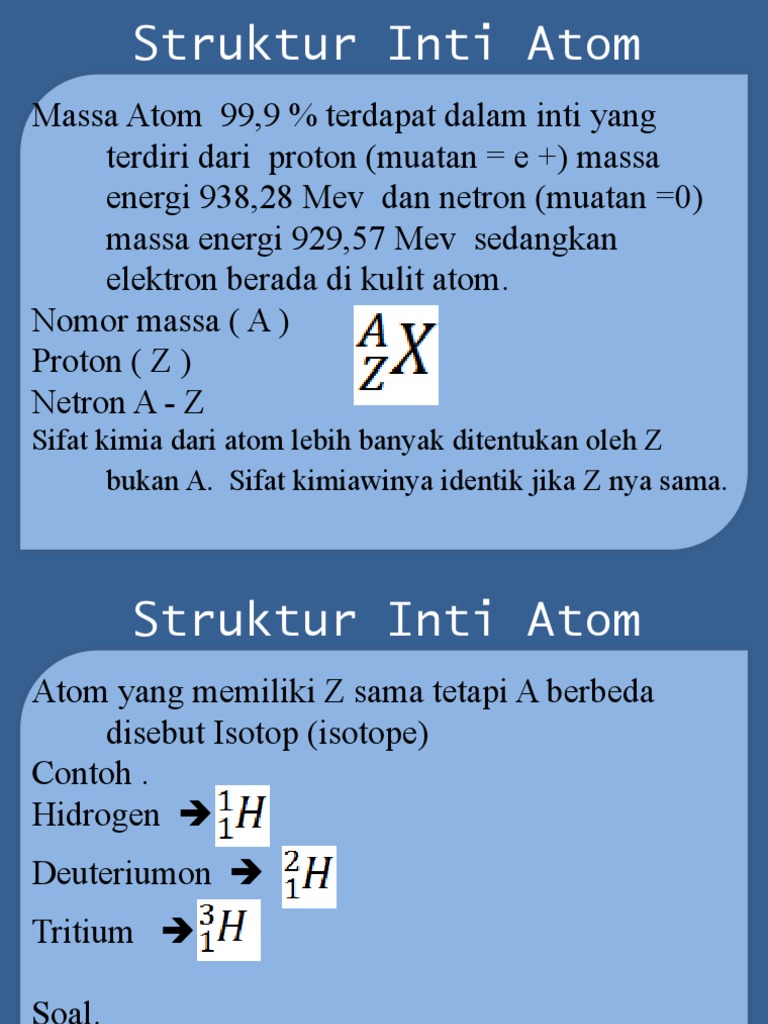 Contoh Soal Kimia Inti Dunia Sosial