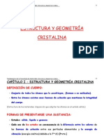 08 02 2012 t1 Capitulo 1 Estrutura y Geometrc3ada Cristalina