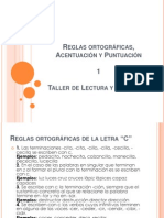 Reglas ortográficas, Acentuación y Puntuación 1