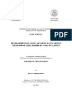 Development of A Displacement Based Design Method For Steel Frame - RC Wall, 2007 (Garcia)