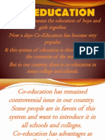 Presentation On Co-Education by W.Z